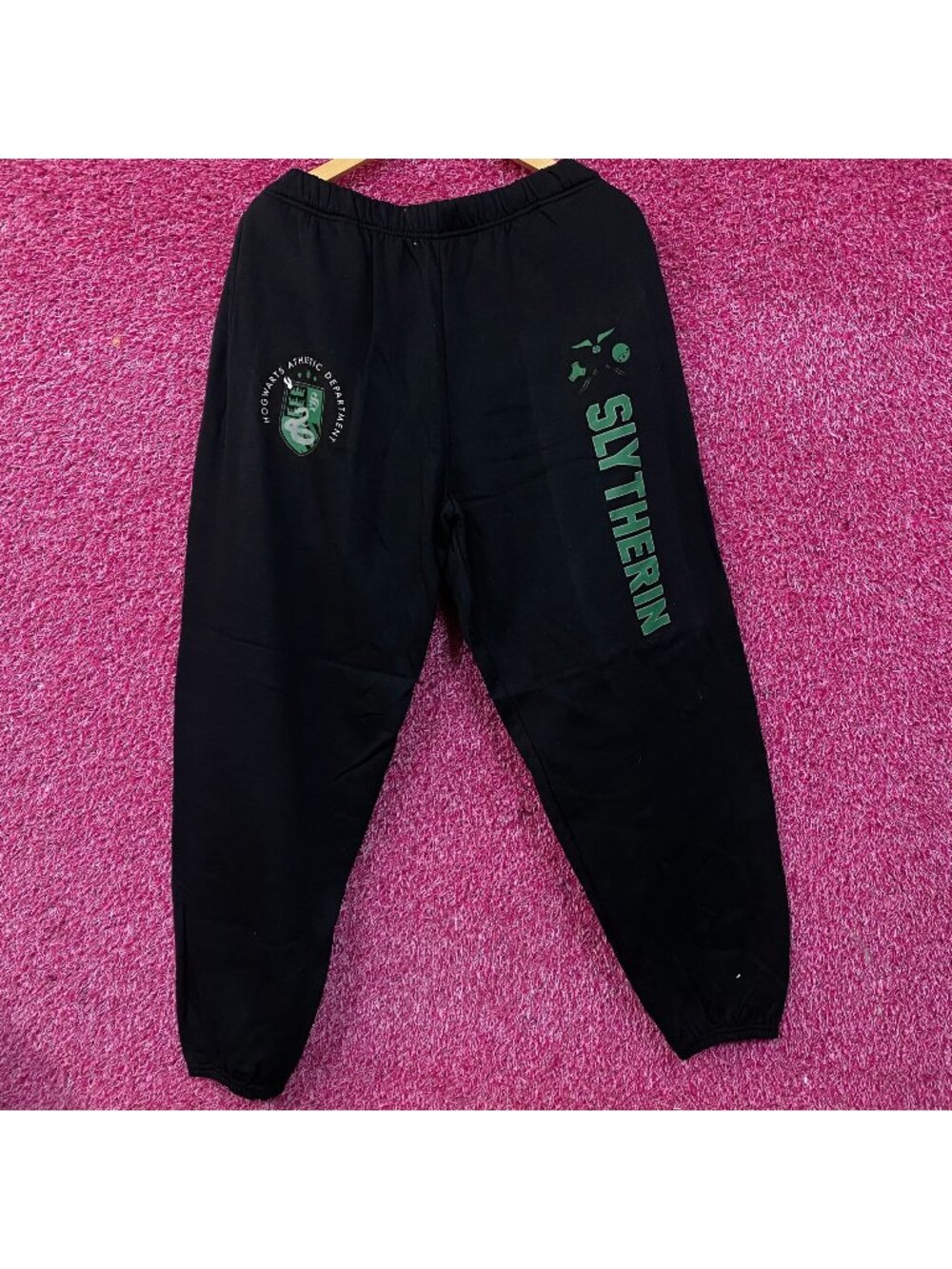 Harry Potter Slytherin Hogwarts Athletic Department Jogger Sweatpants XL